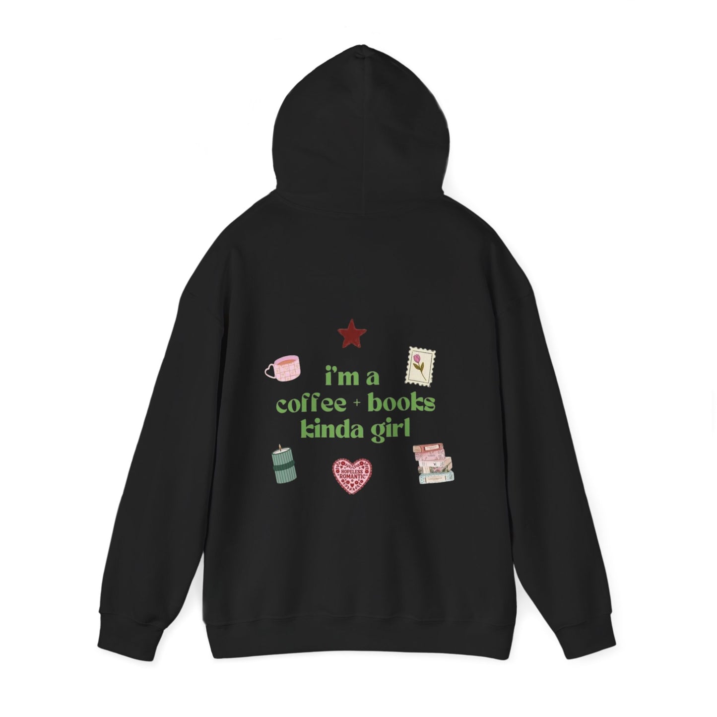Cozy Coffee & Book Lover Hoodie