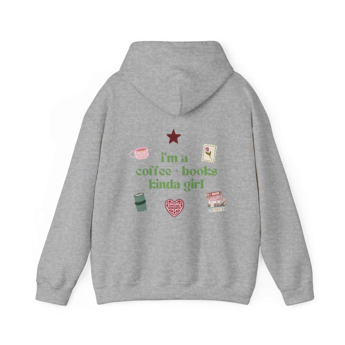 Cozy Coffee & Book Lover Hoodie
