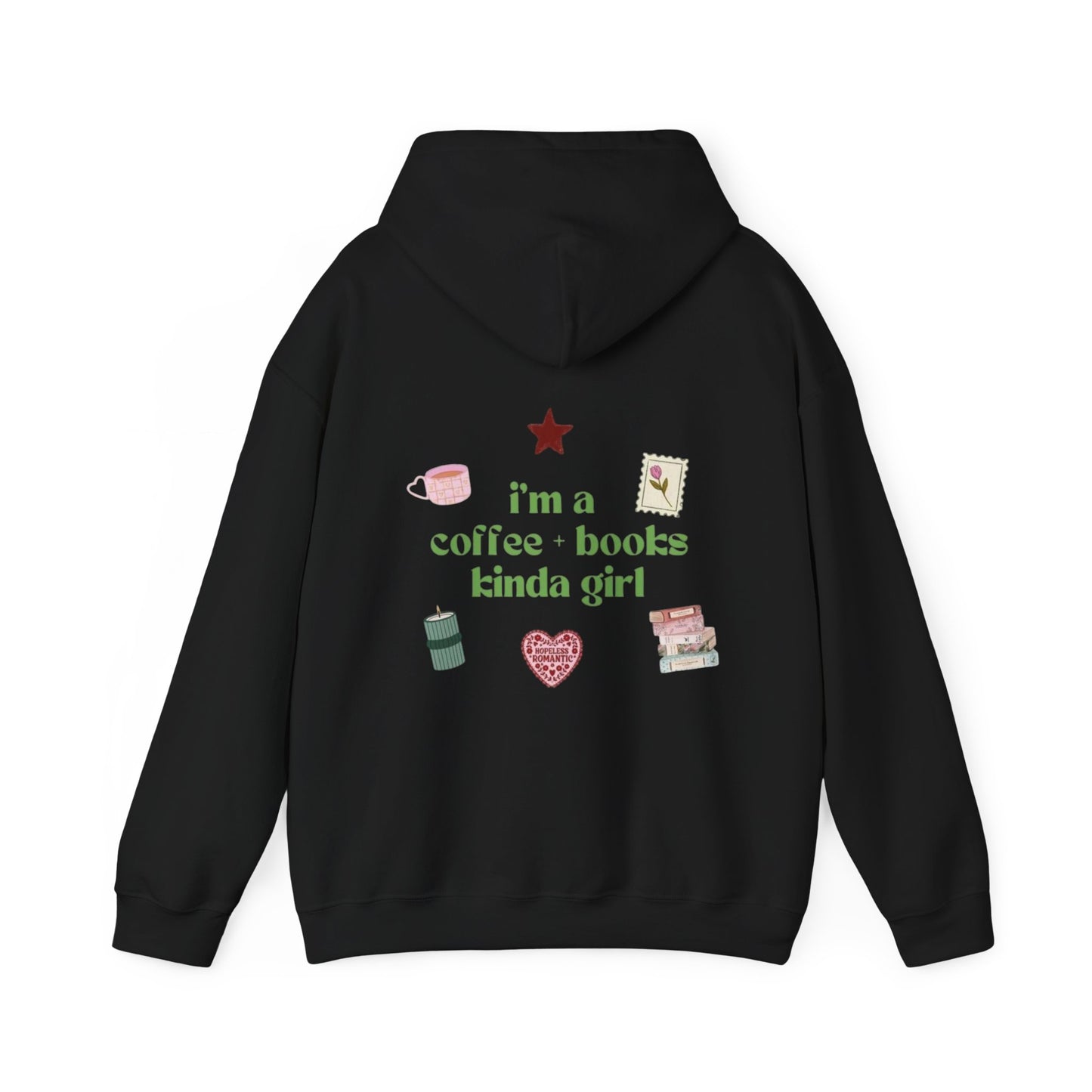 Cozy Coffee & Book Lover Hoodie