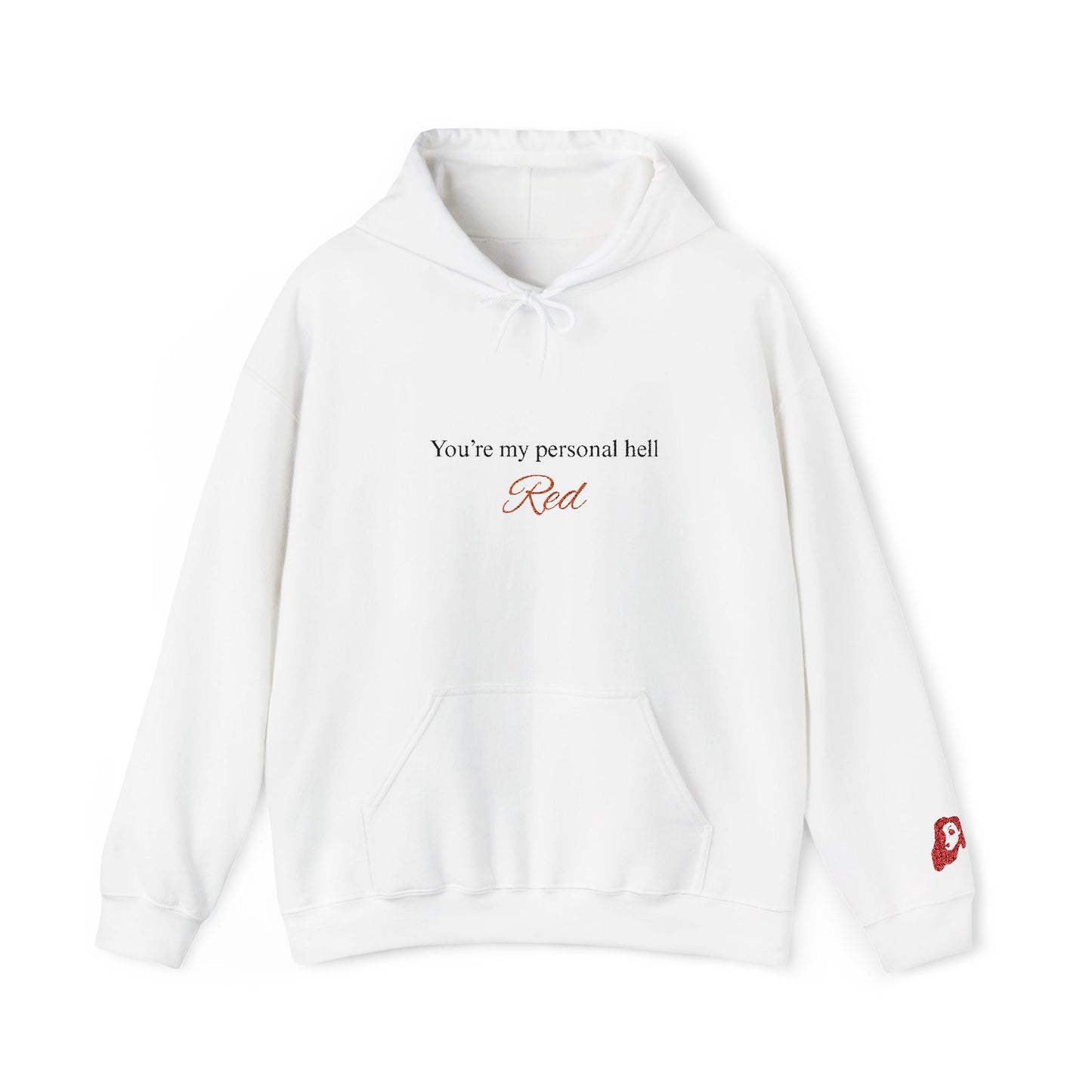 Twisted Hate Red Quote Hoodie