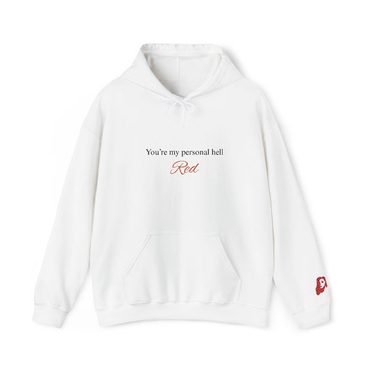 Twisted Hate Red Quote Hoodie