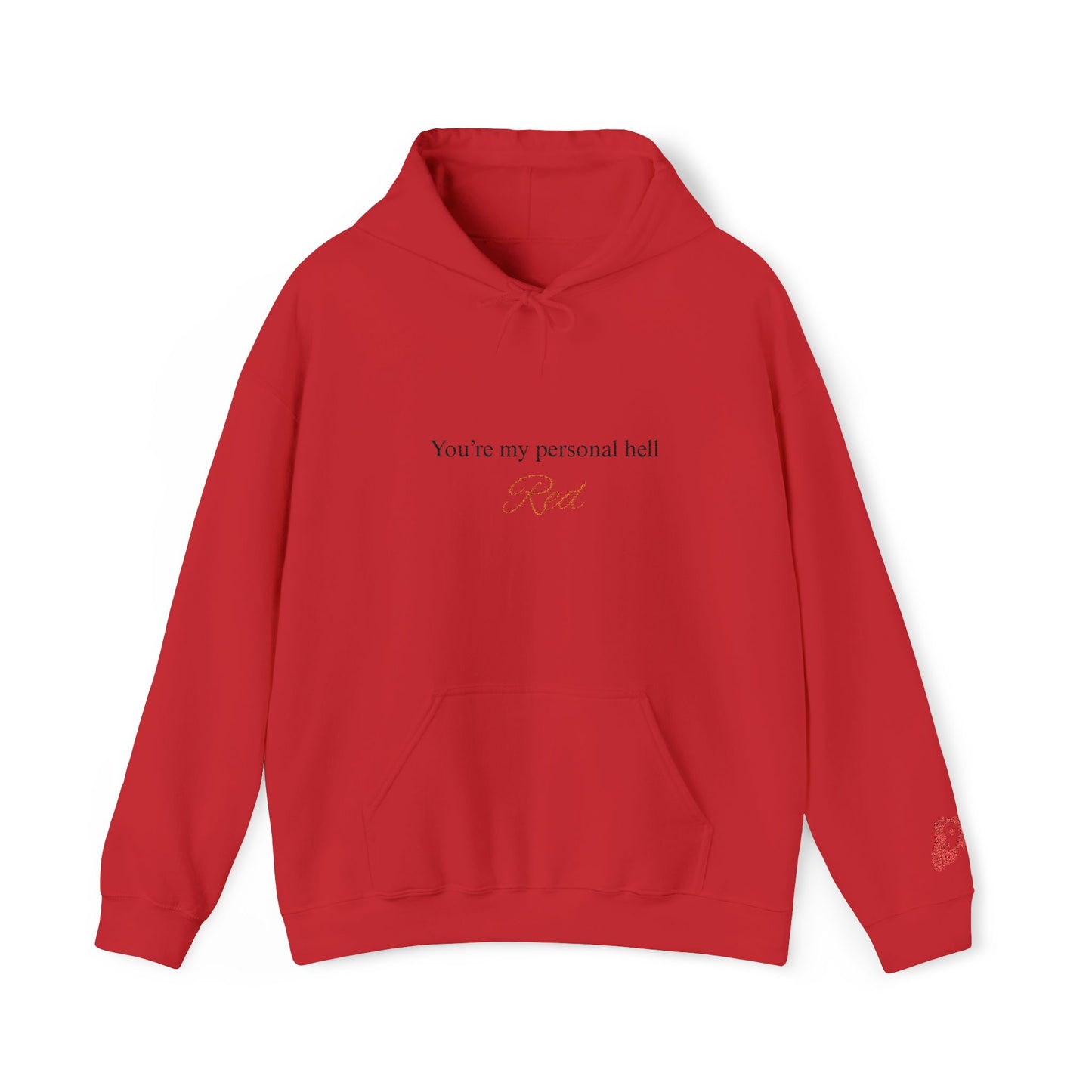 Twisted Hate Red Quote Hoodie