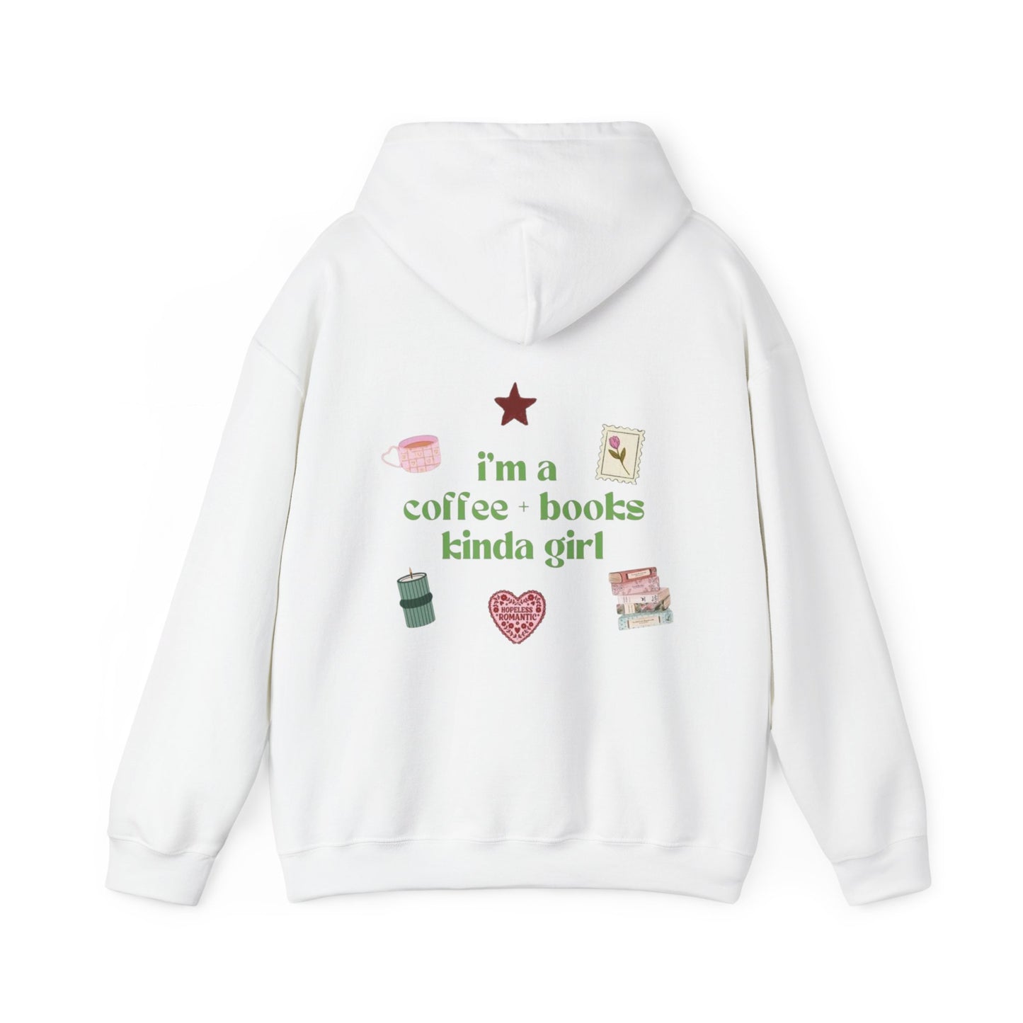 Cozy Coffee & Book Lover Hoodie